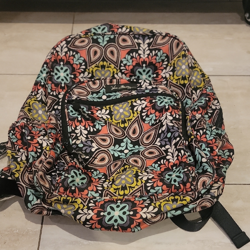 Vera Bradley Floral Pattern Backpack